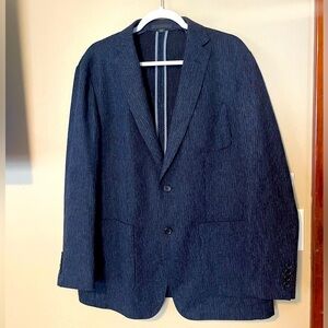 Paul Betenly Men’s Striped Wool Lightweight Sport Coat